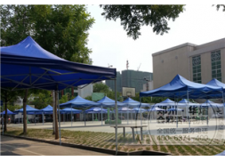 鄭州招聘會 藍色帳篷租賃