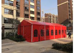 石家莊2020新鄉(xiāng)輝縣活動(dòng)現(xiàn)場(chǎng)選用華熠正紅色篷房租賃